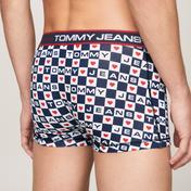 Tommy Jeans 3'lü WB Trunk Print Erkek Siyah Boxer