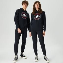 Converse Standard Fit Center Front Large Chuck Patch Core Po  Unisex Siyah Hoodie