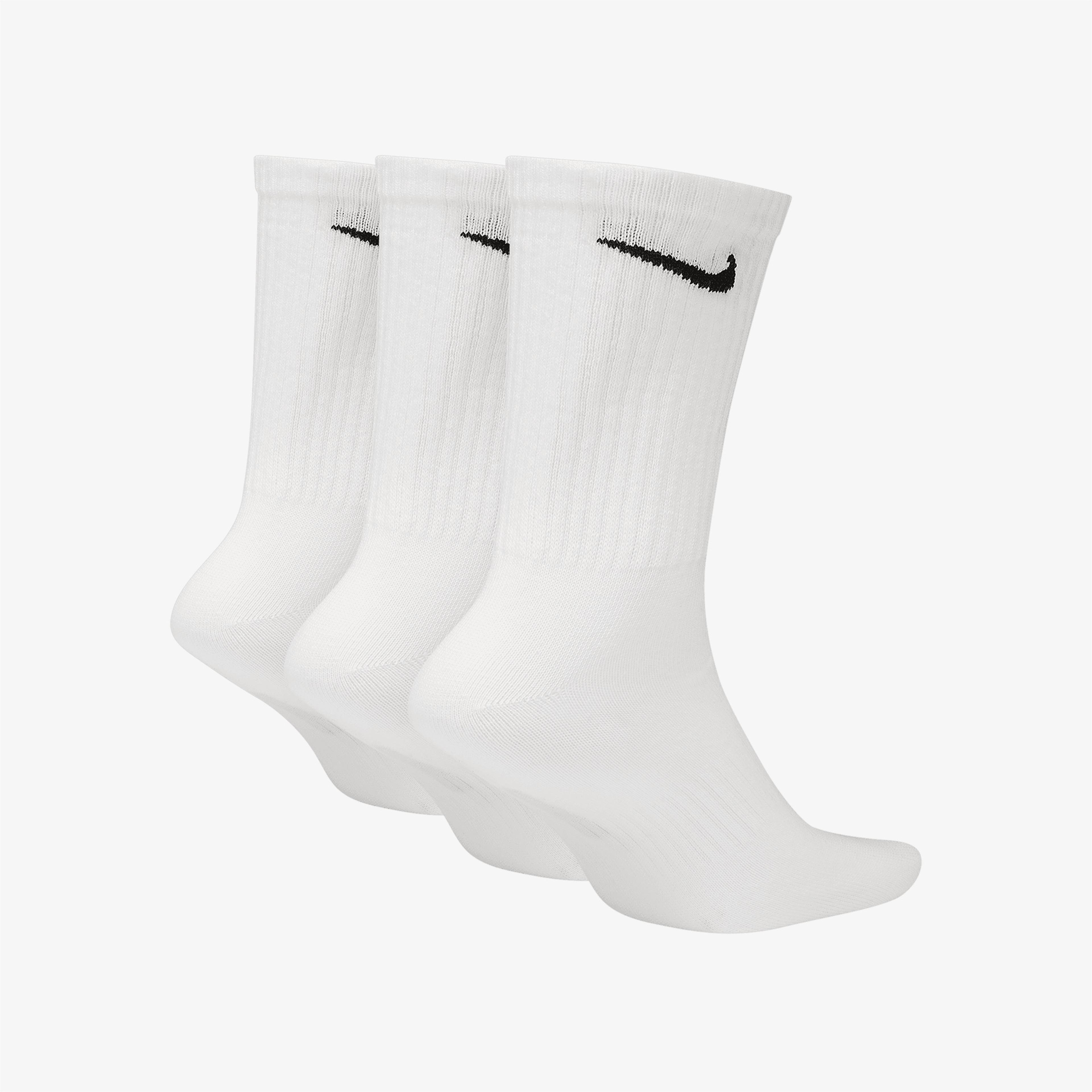 Nike Everyday Crew 3lü Erkek Beyaz Çorap