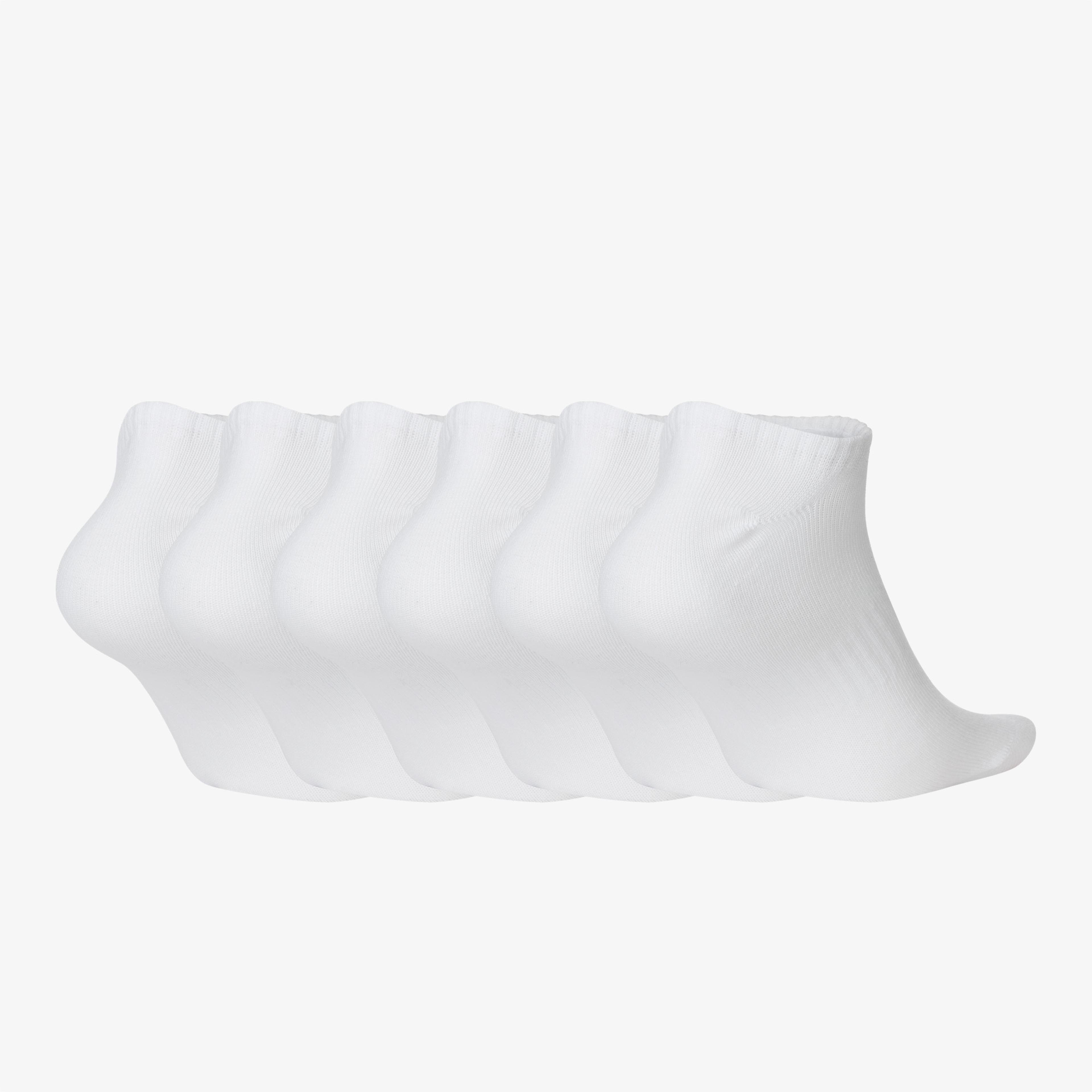 Nike Everyday Lightweight No-Show 6lı Unisex Beyaz Çorap