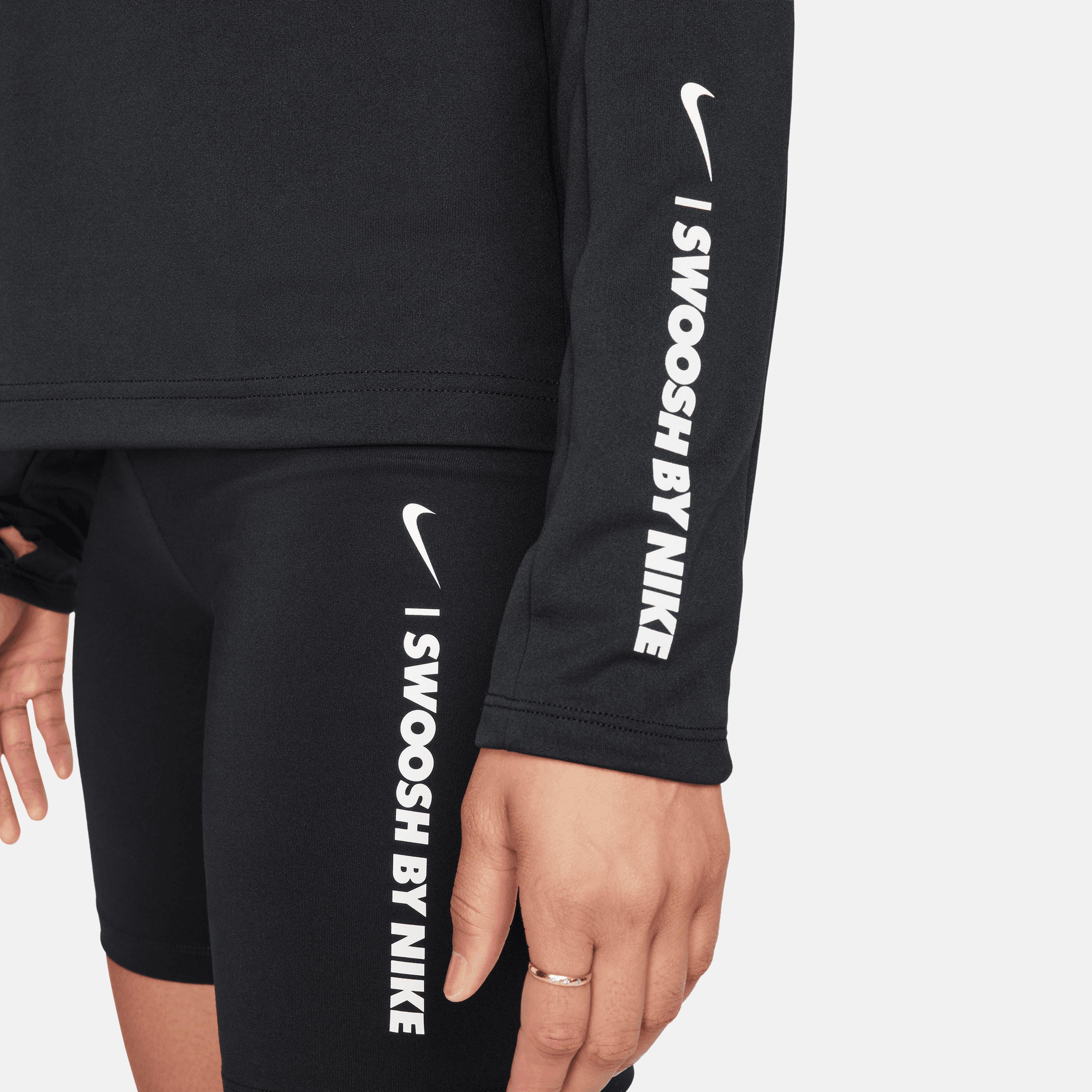 Nike Pacer Dri-FIT 1/4-Zip Pullover Kadın Siyah Sweatshirt