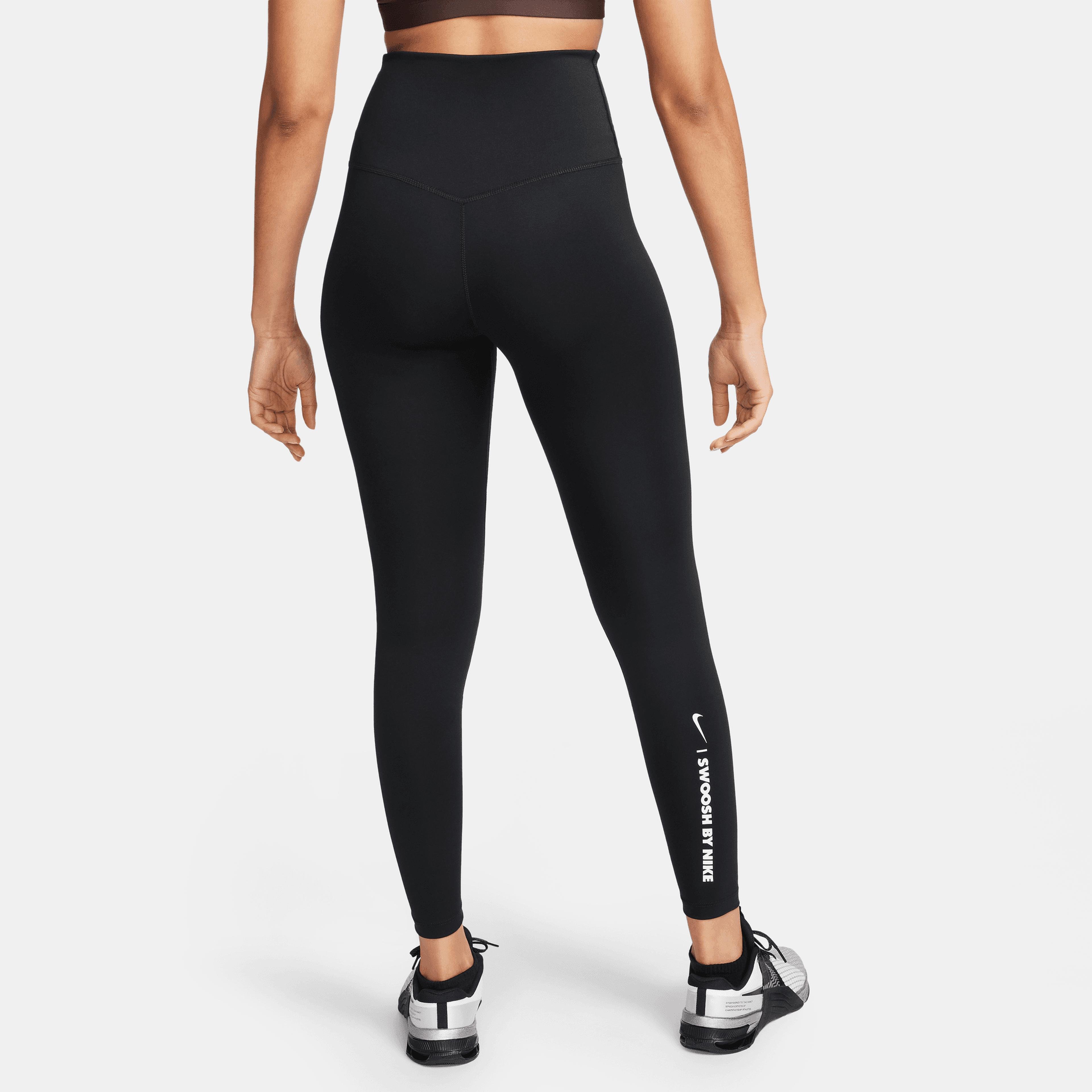 Nike One High-Waisted Full-Length Leggings Kadın Siyah Tayt
