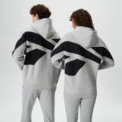 Reebok Cl Bv Unisex Gri Hoodie