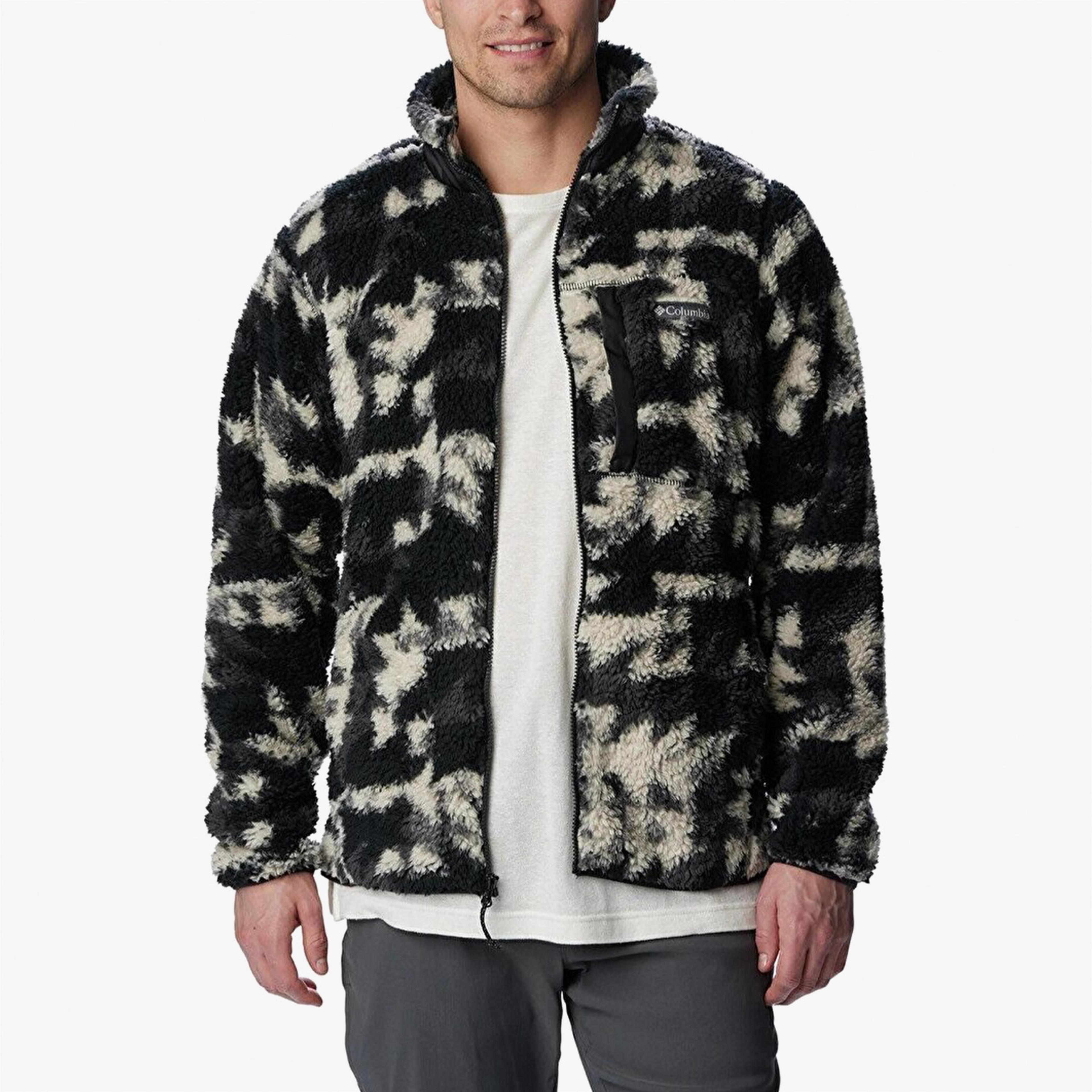Columbia Winter Pass Print Erkek Siyah Mont
