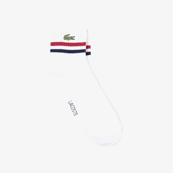 Lacoste Classic Unisex Beyaz Çorap