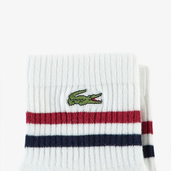 Lacoste Classic Unisex Beyaz Çorap_1
