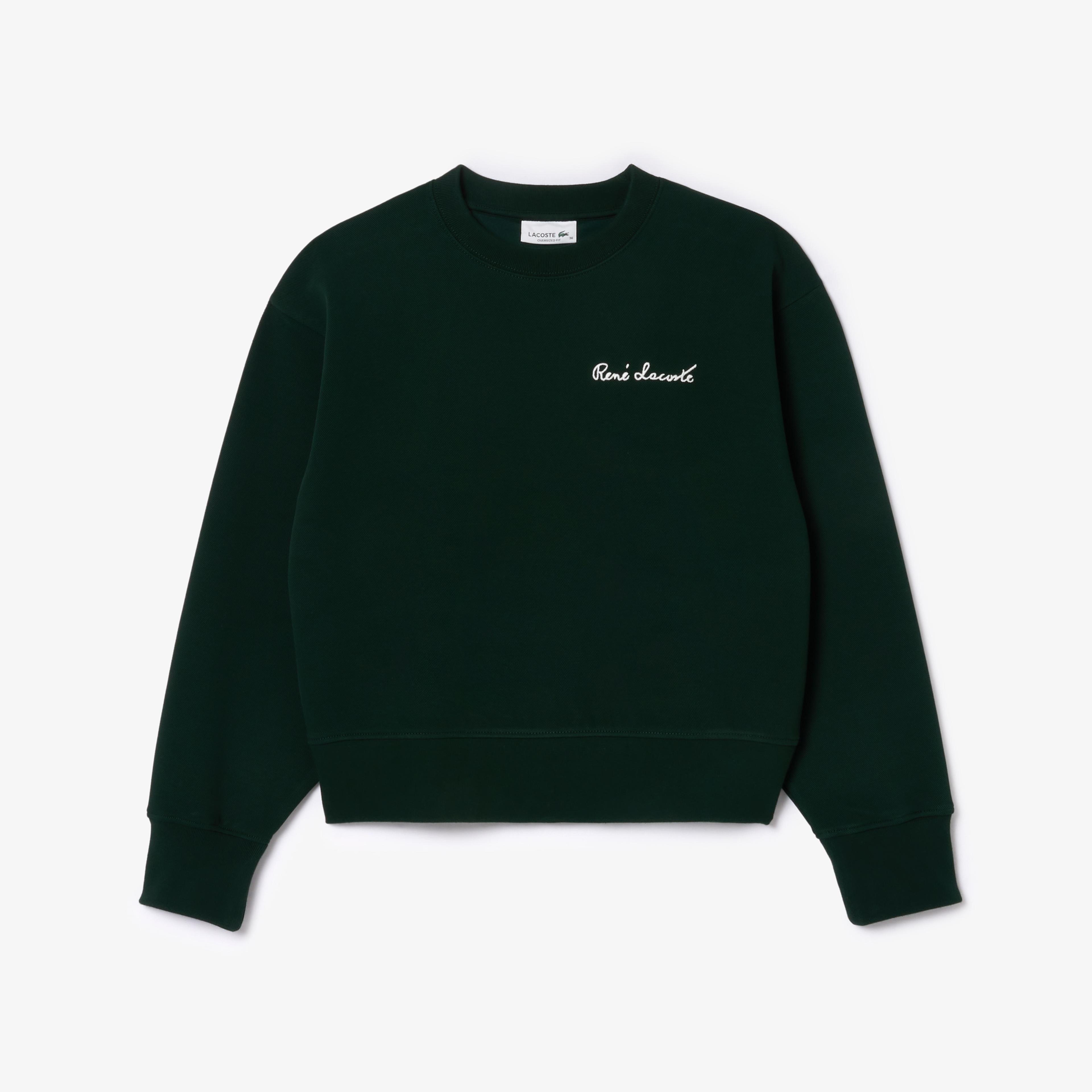 Lacoste Classic Kadın Siyah Sweatshirt