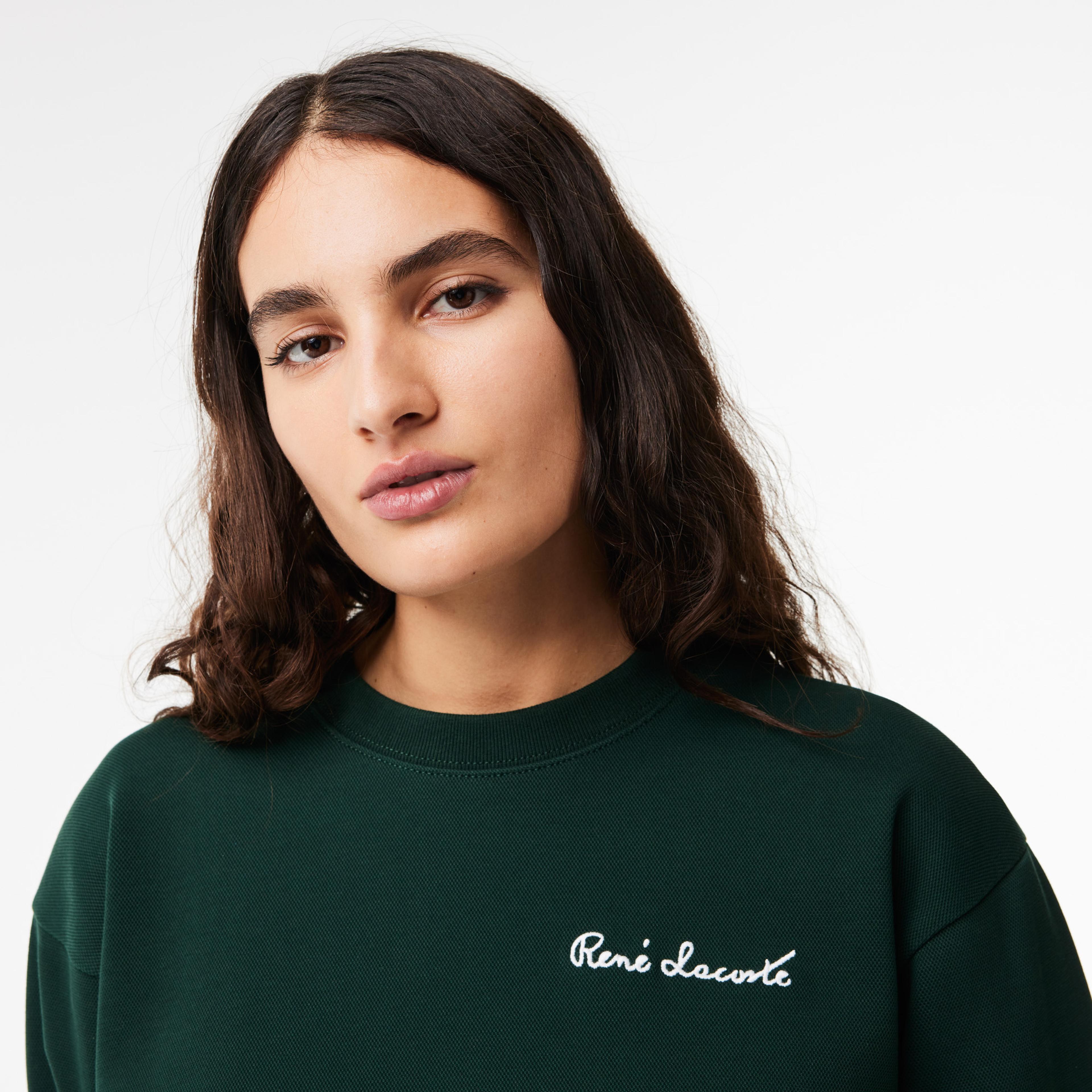 Lacoste Classic Kadın Siyah Sweatshirt