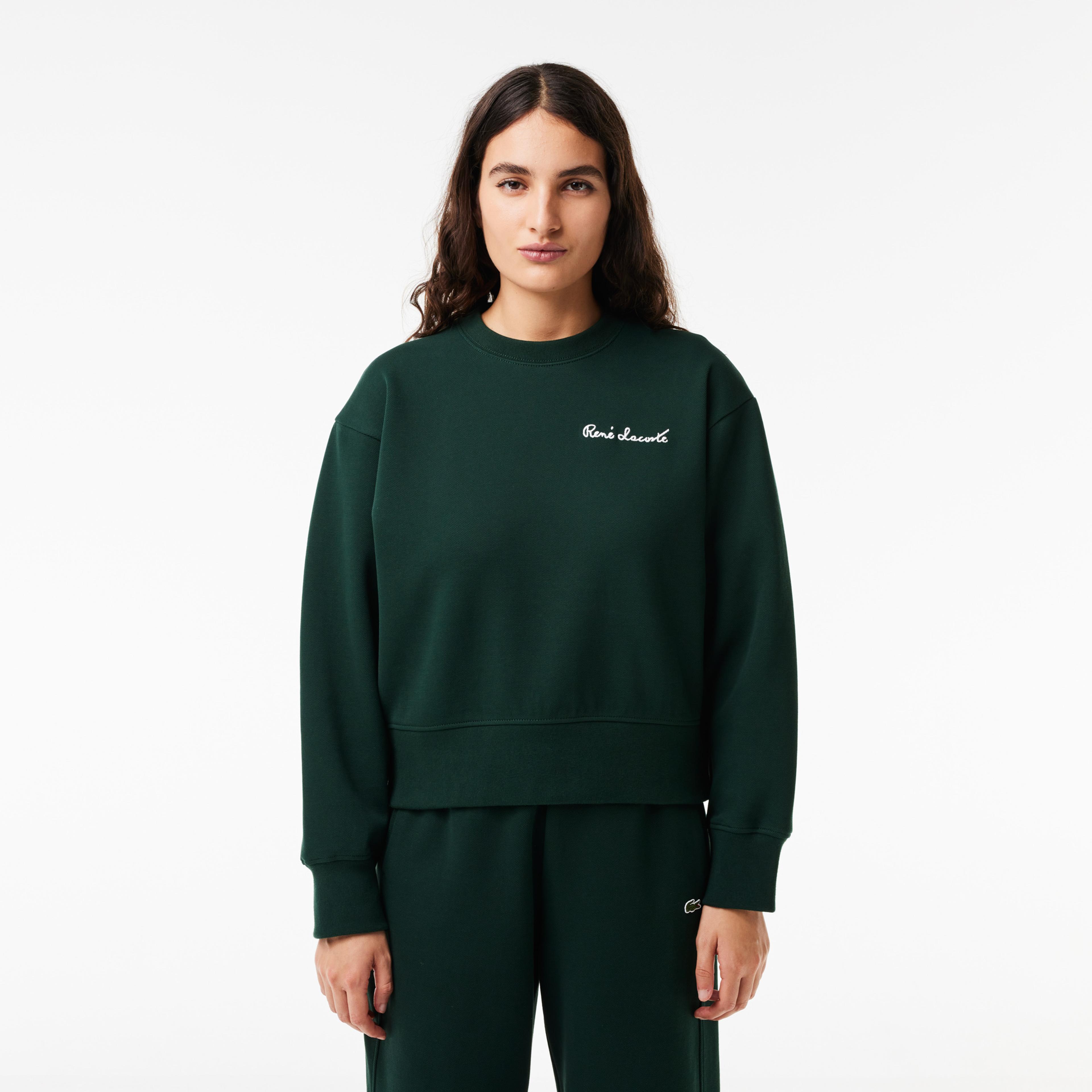 Lacoste Classic Kadın Siyah Sweatshirt