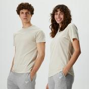 New Era Essential Script Stone Unisex Krem T-Shirt