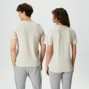 New Era Essential Script Stone Unisex Krem T-Shirt