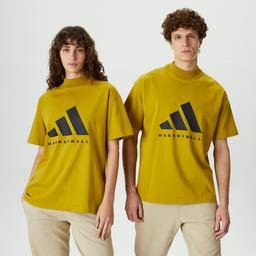 adidas One Basketball Unisex Haki T-Shirt