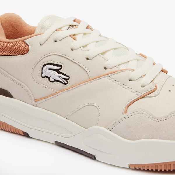 Lacoste SPORT Lineshot Erkek Bej Sneaker_5