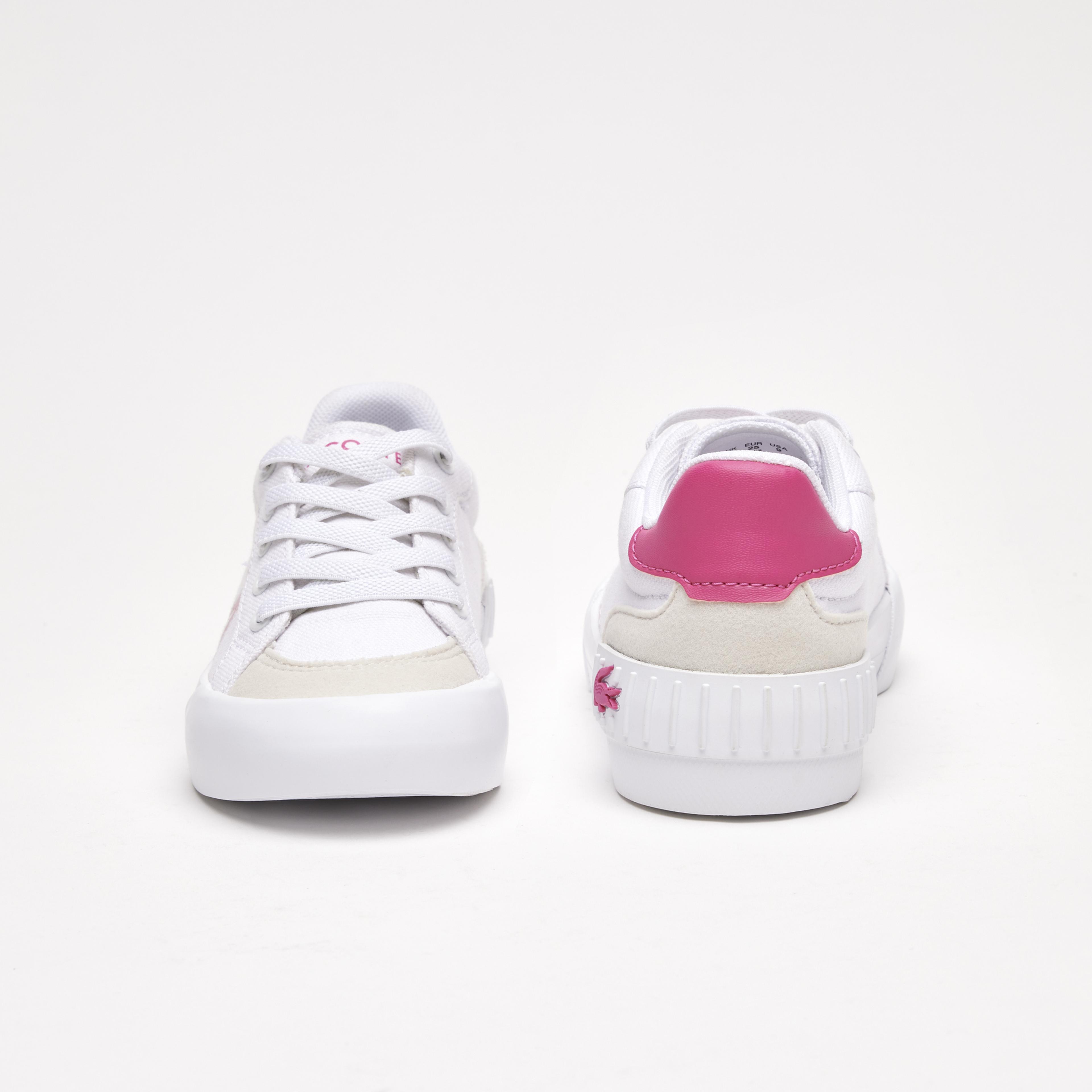 Lacoste L004 Çocuk Beyaz Sneaker