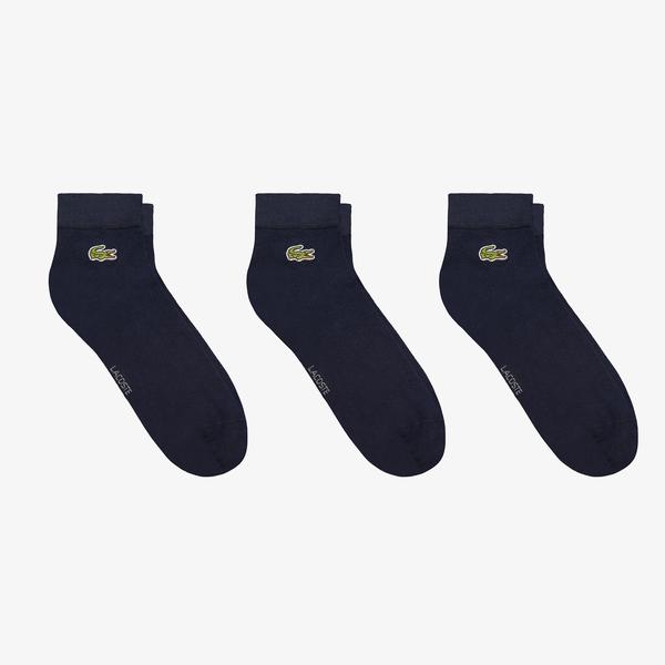 Lacoste Classic Unisex 3'lü Lacivert Çorap