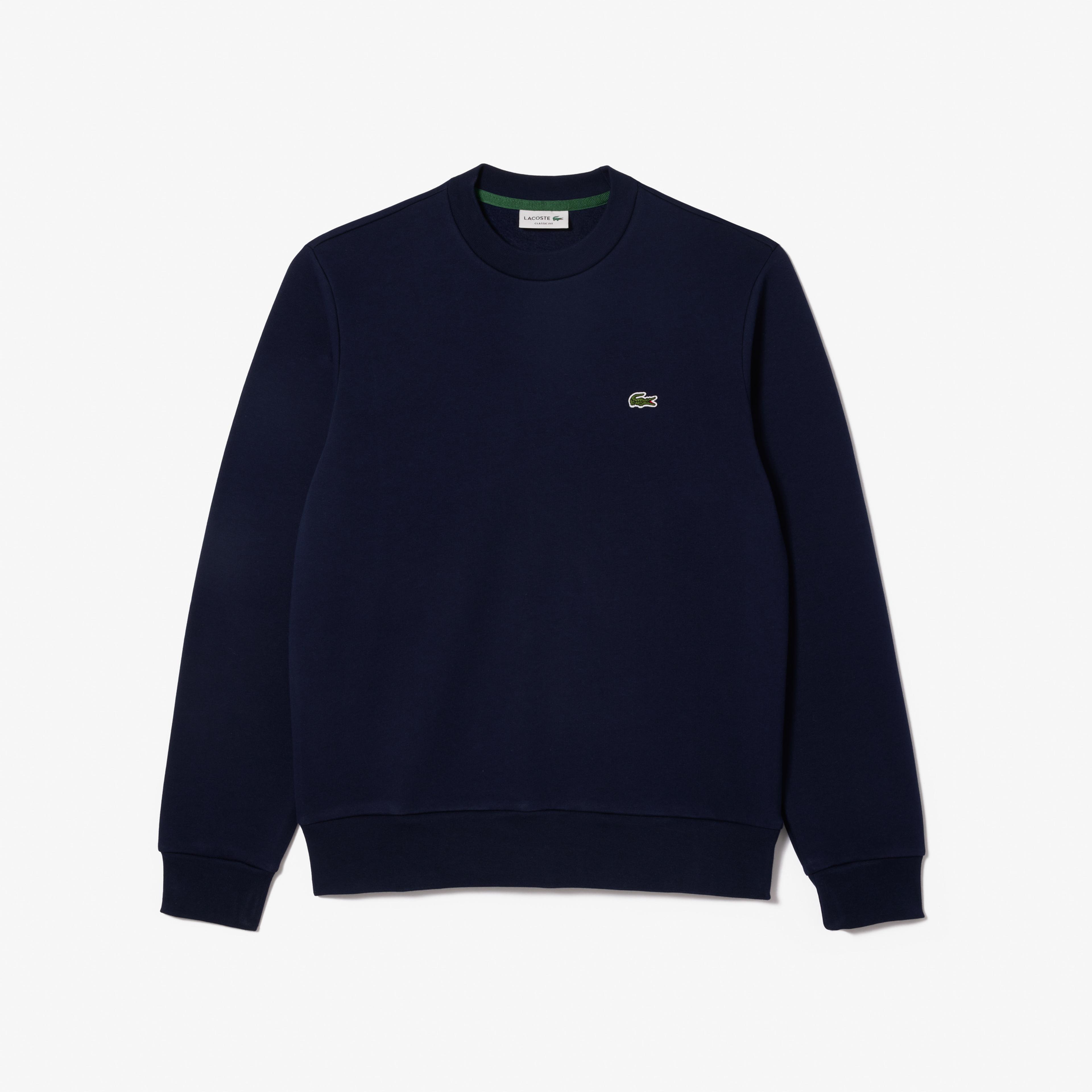 Lacoste Erkek Classic Fit Bisiklet Yaka Lacivert Sweatshirt