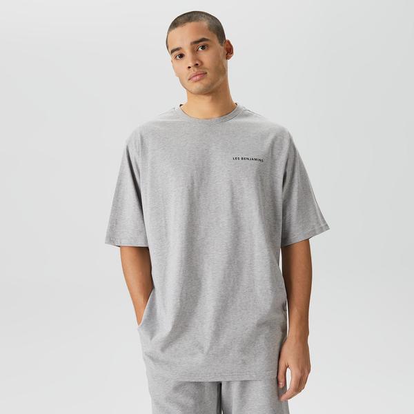 Les Benjamins Core Erkek Gri T-Shirt