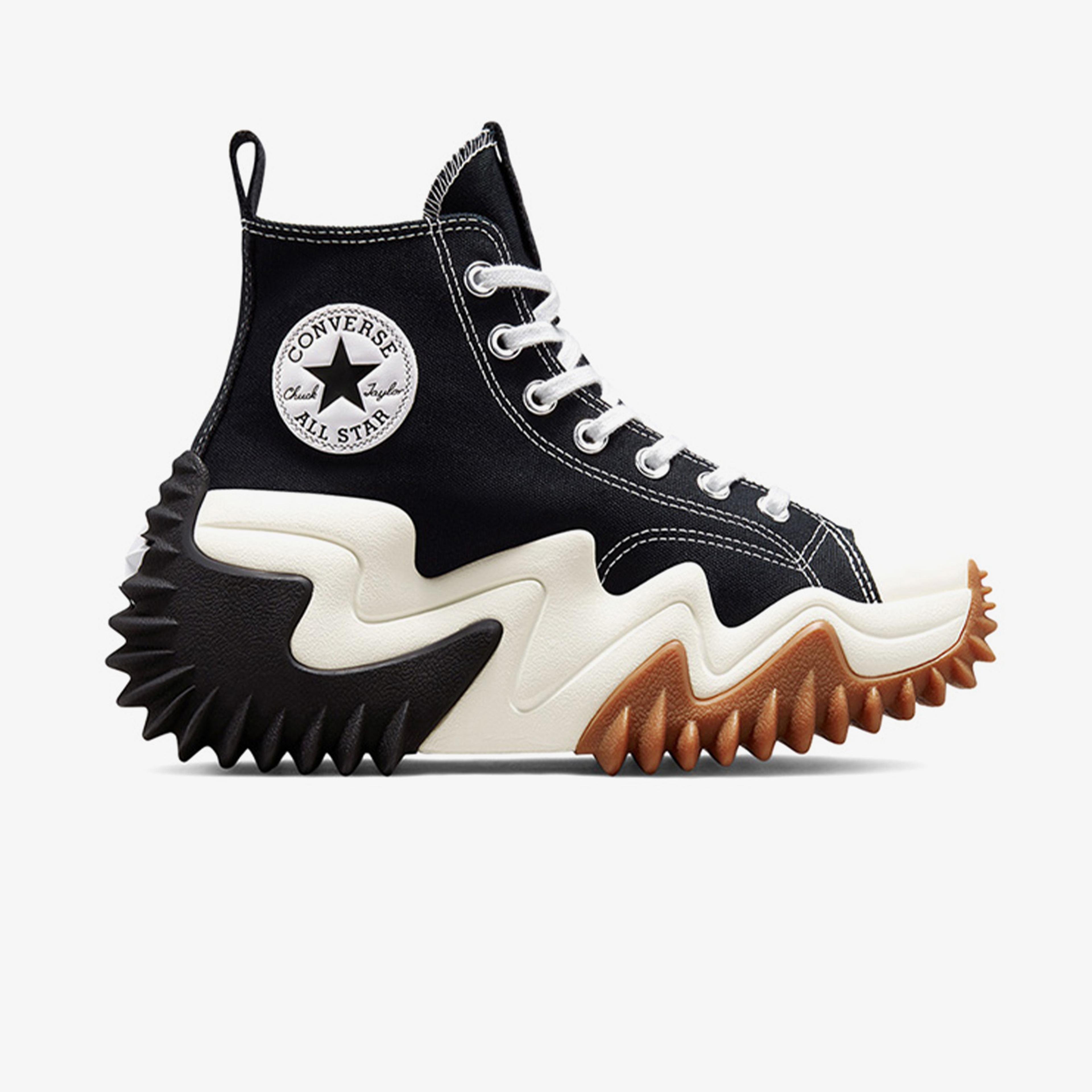 Converse Run Star Motion Canvas Platform Unisex Siyah Sneaker