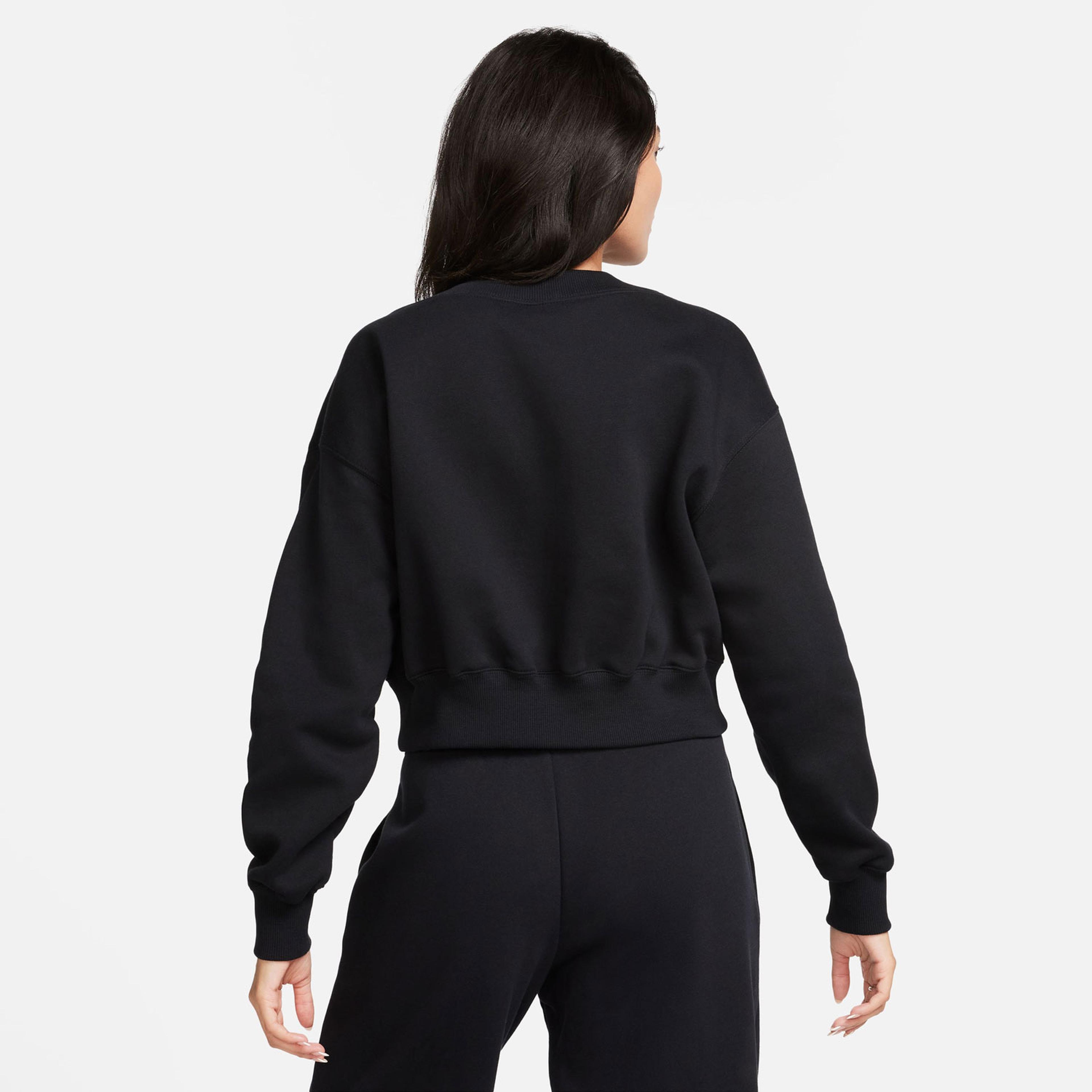 Nike Sportswear Phoenix Fleece Sportswear Kadın Siyah Sweatshirt