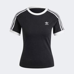 adidas 3-Stripes Raglan Kadın Siyah T-Shirt