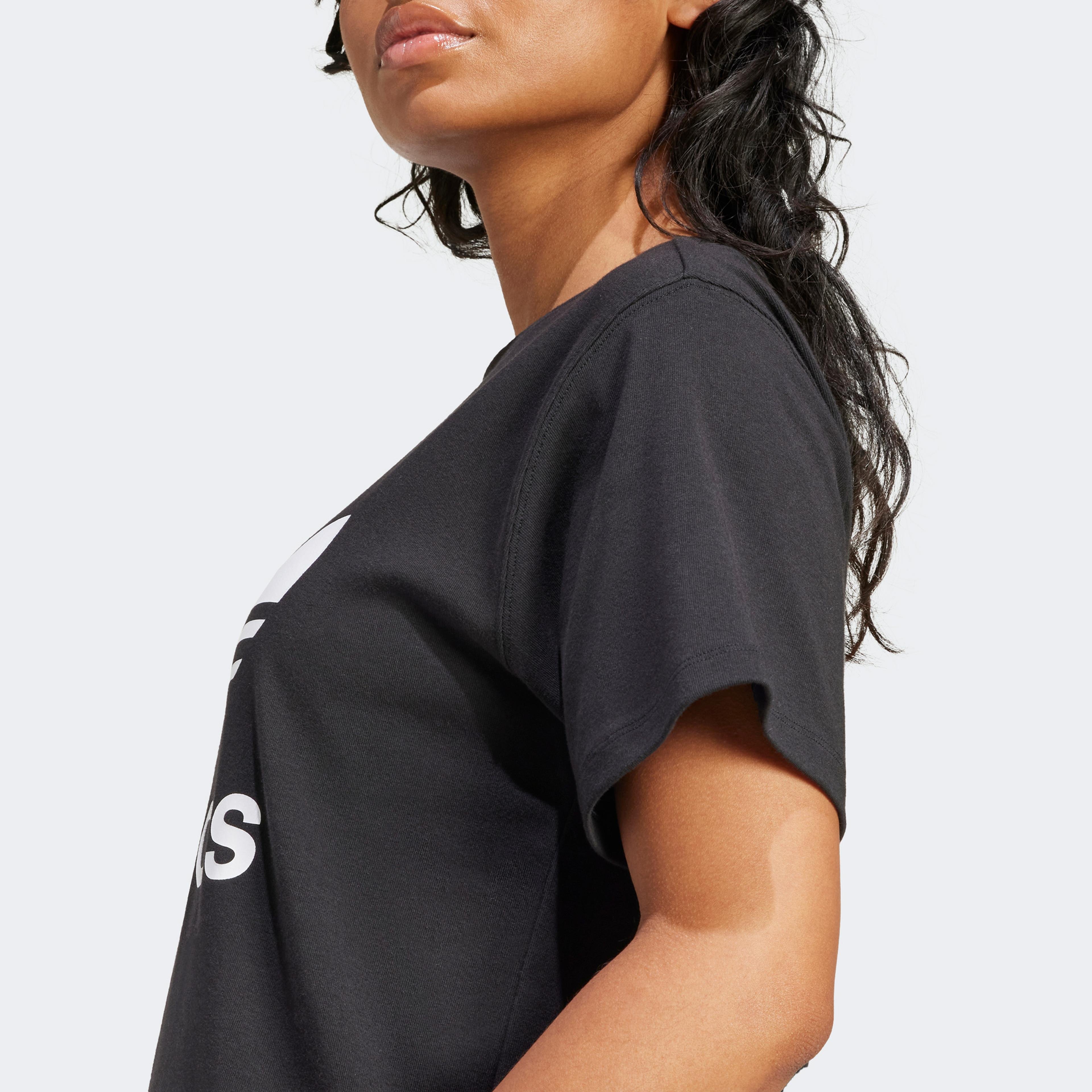 adidas Trefoil Kadın Siyah T-Shirt