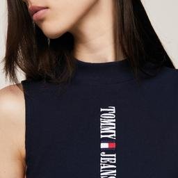 Tommy Jeans Archive Tank Kadın Lacivert Kolsuz T-Shirt