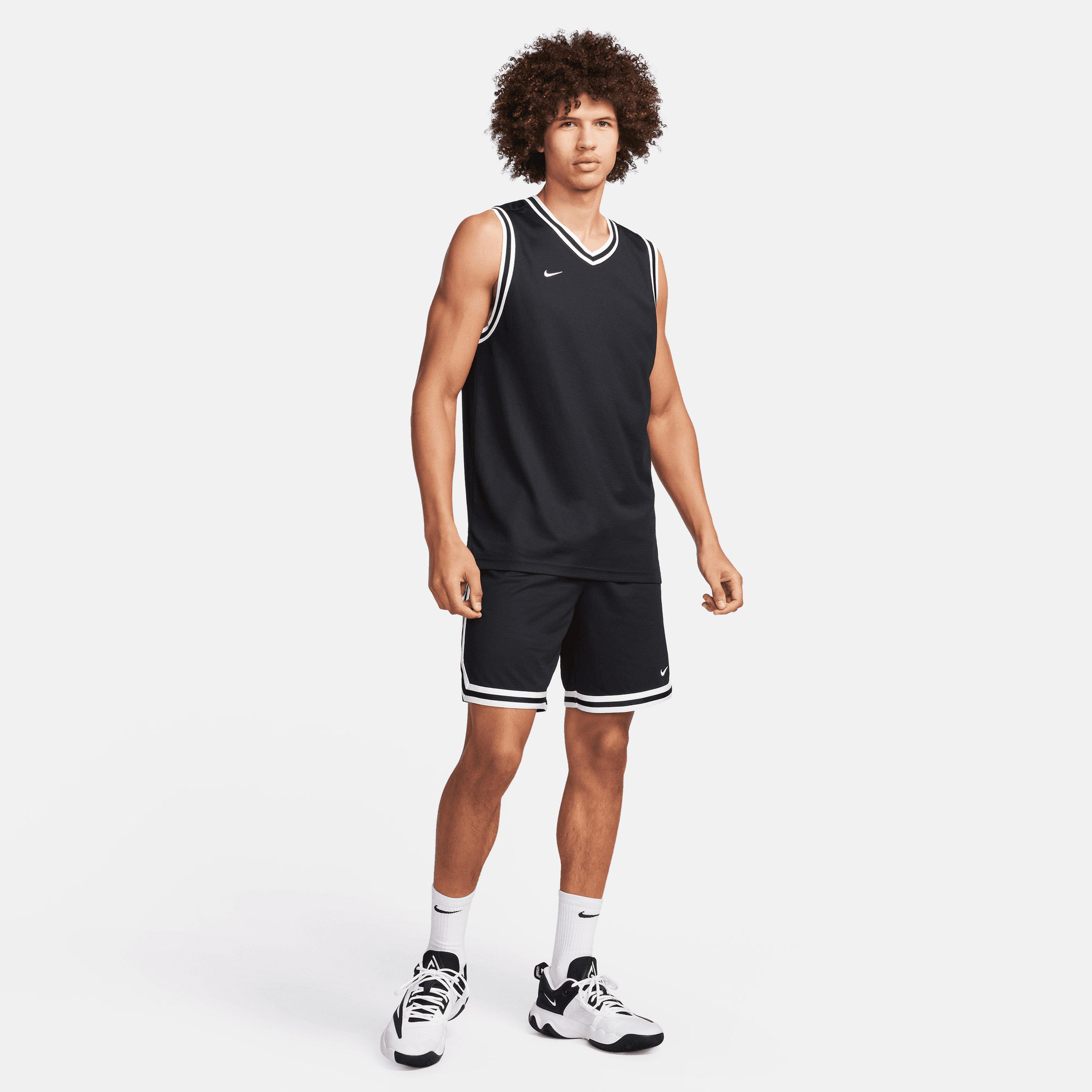 Nike Dri-FIT Basketbol Erkek Siyah Forma