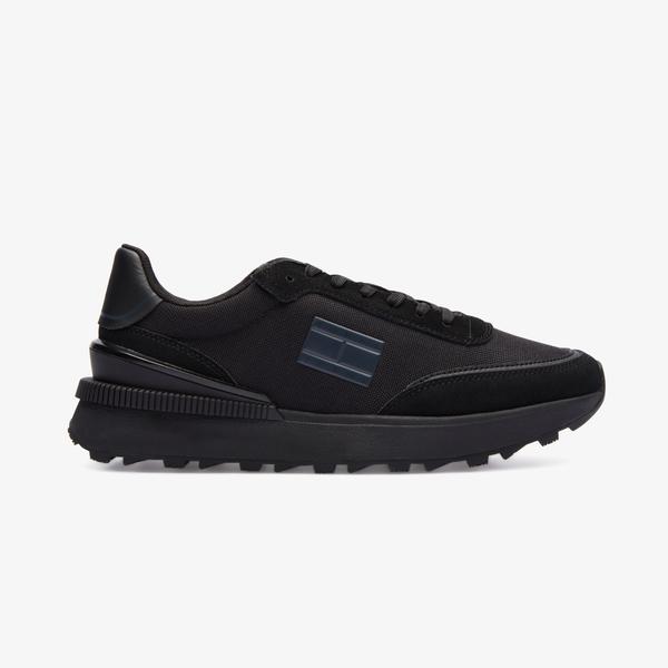 Tommy Jeans Technical Runner Erkek Siyah Sneaker