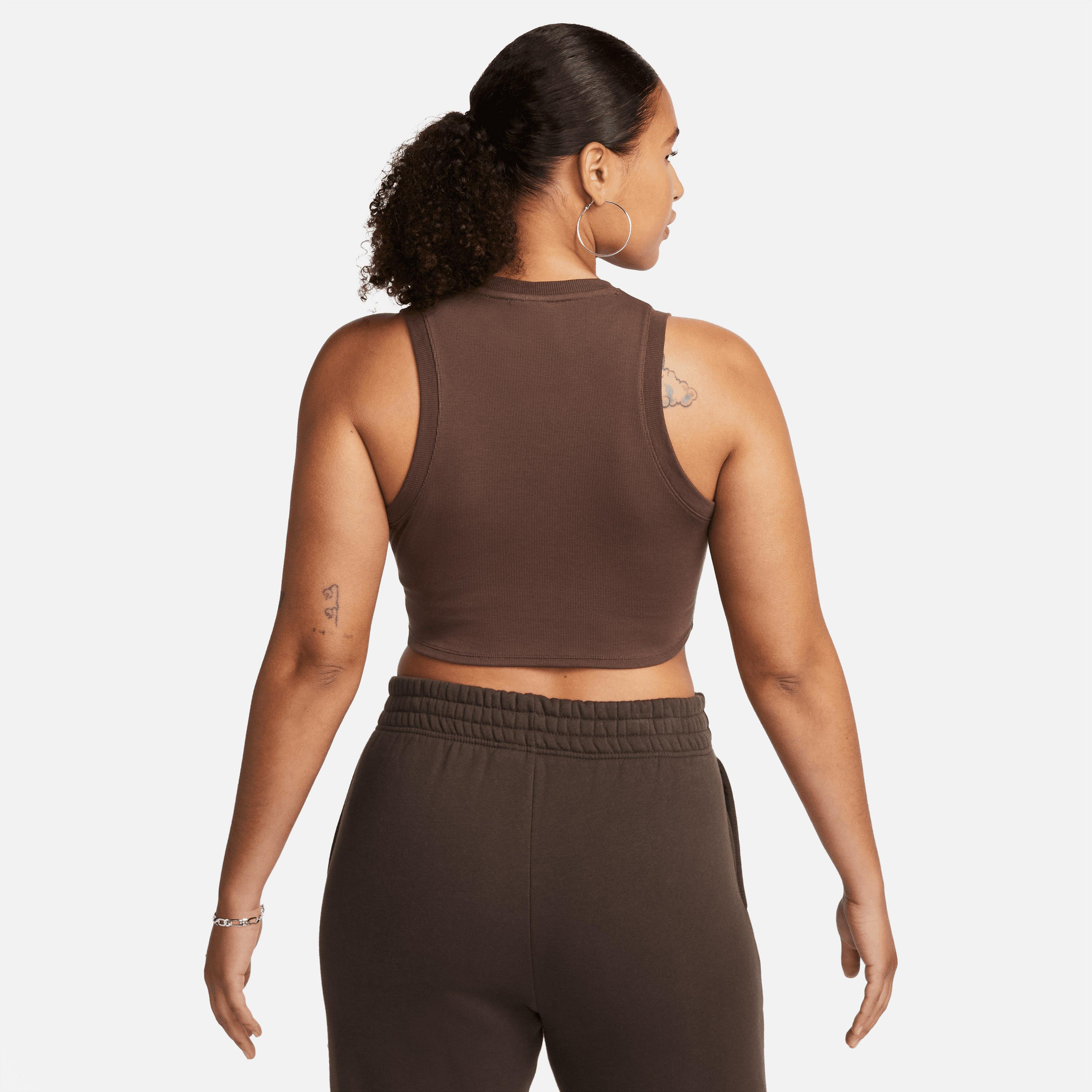 Nike Sportswear Essentials Kadın Kahverengi Atlet