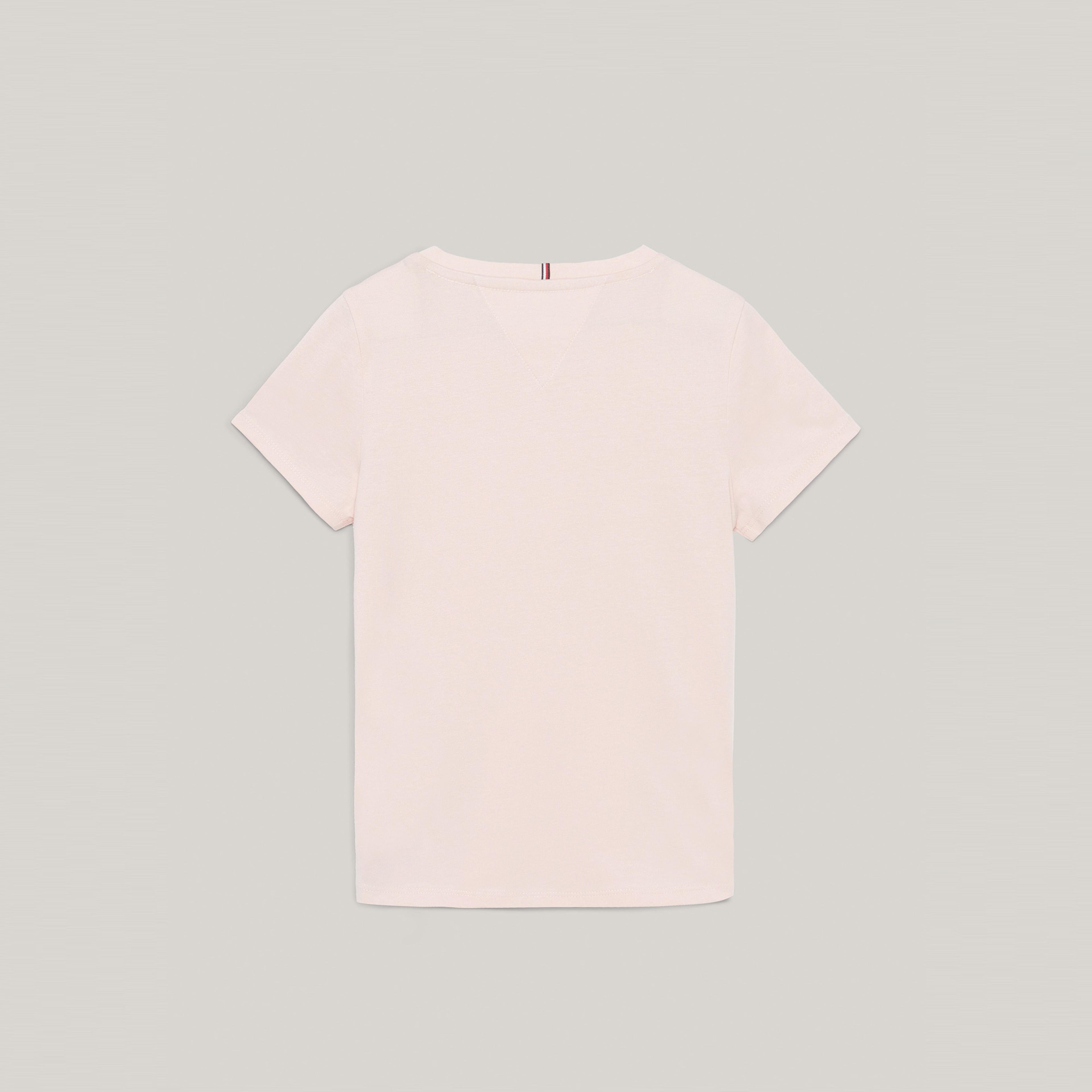 Tommy Hilfiger Essential Kız Çocuk Pembe T-Shirt