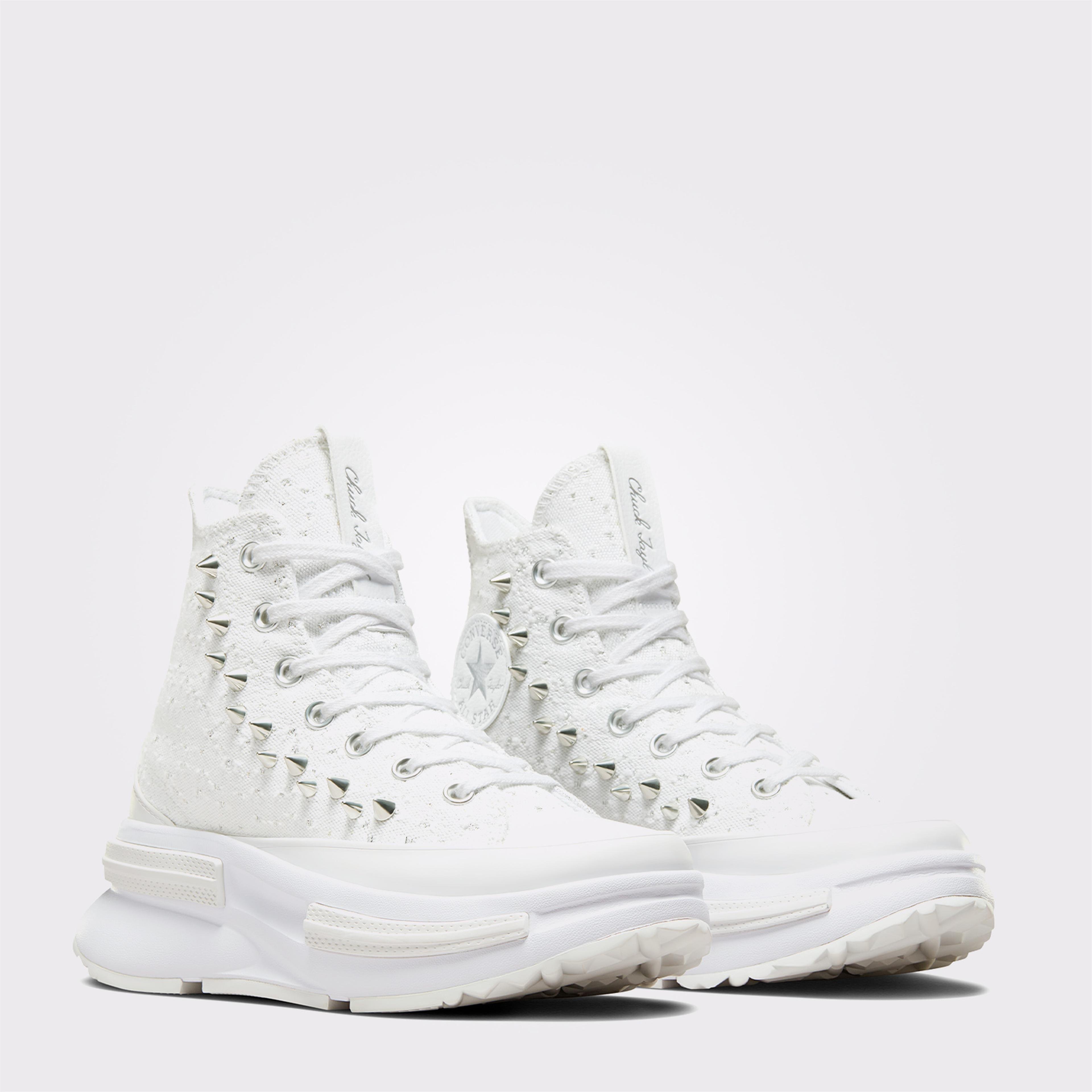 Converse Run Star Legacy CX Platform Studded Kadın Beyaz Sneaker