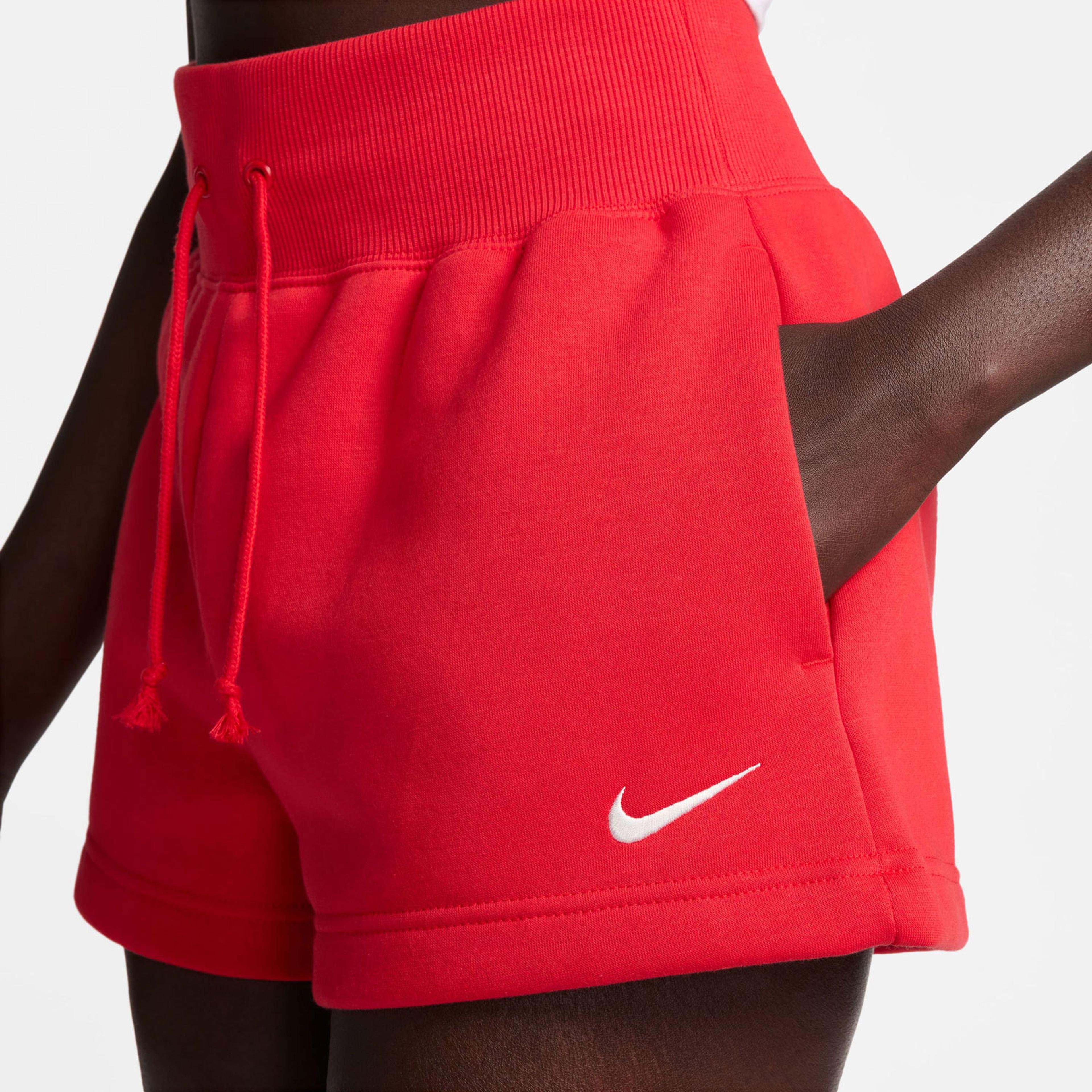 Nike Sportswear Phoenix Fleece Sportswear Kadın Kırmızı/Pembe Şort