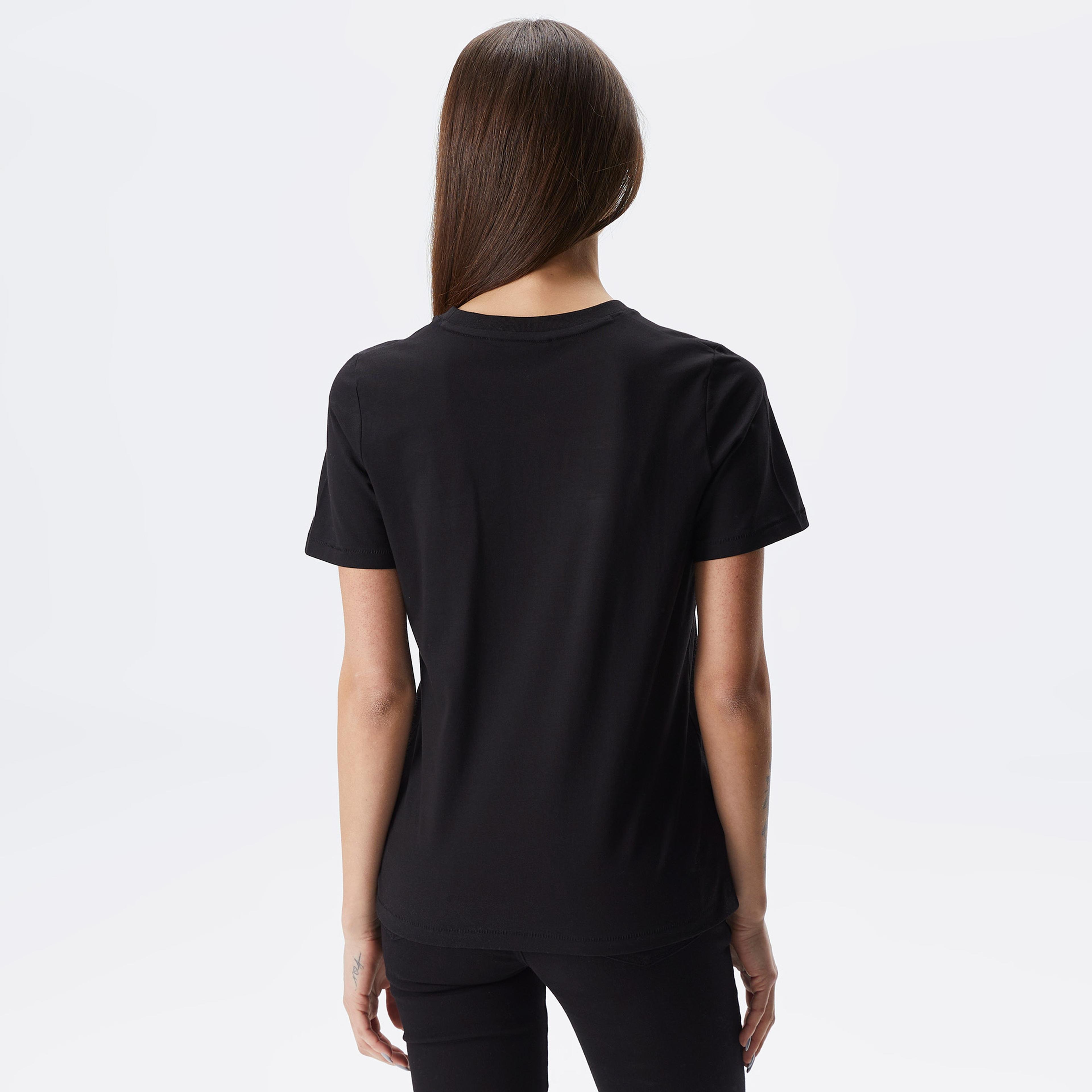 Tommy Hilfiger Reg Kadın Siyah T-Shirt