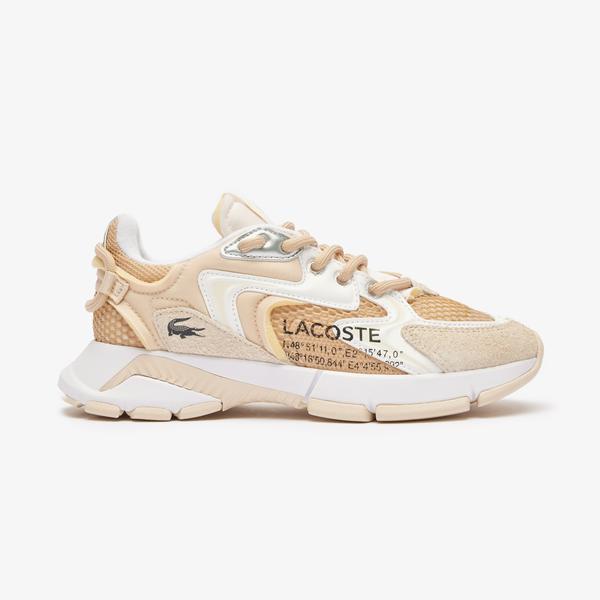 Lacoste L003 Neo Kadın Bej Sneaker