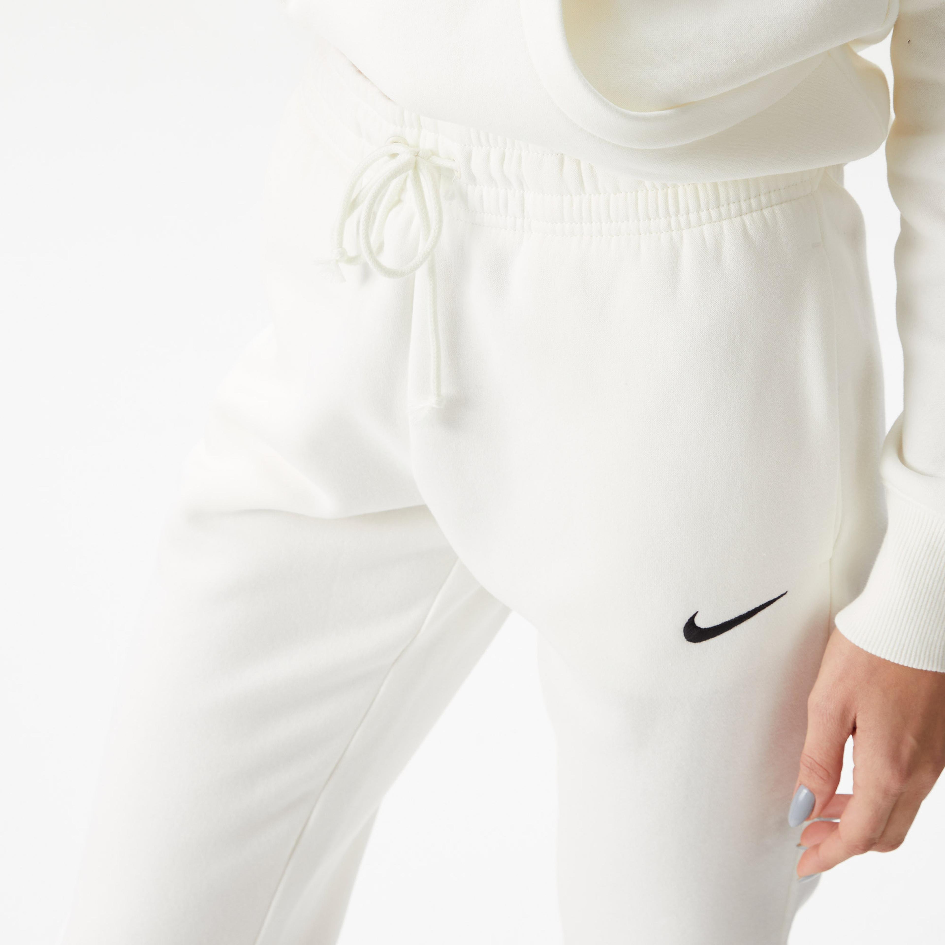 Nike Sportswear Phoenix Fleece Sportswear Kadın Beyaz Eşofman Altı