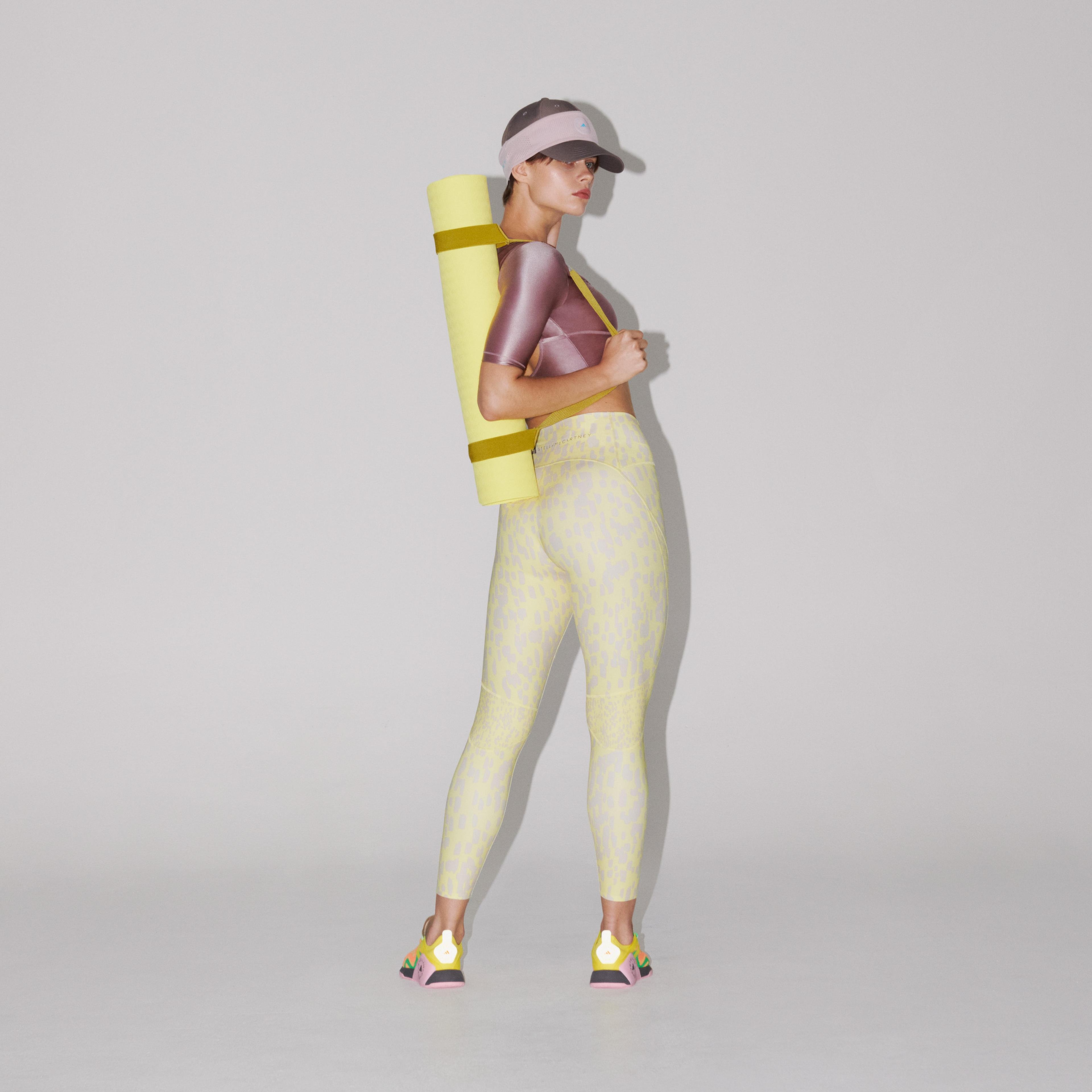 adidas x by Stella McCartney Asmc Tpr Ol 7/8 Kadın Sarı Tayt