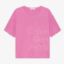 Calvin Klein Jeans Çocuk Pembe T-Shirt