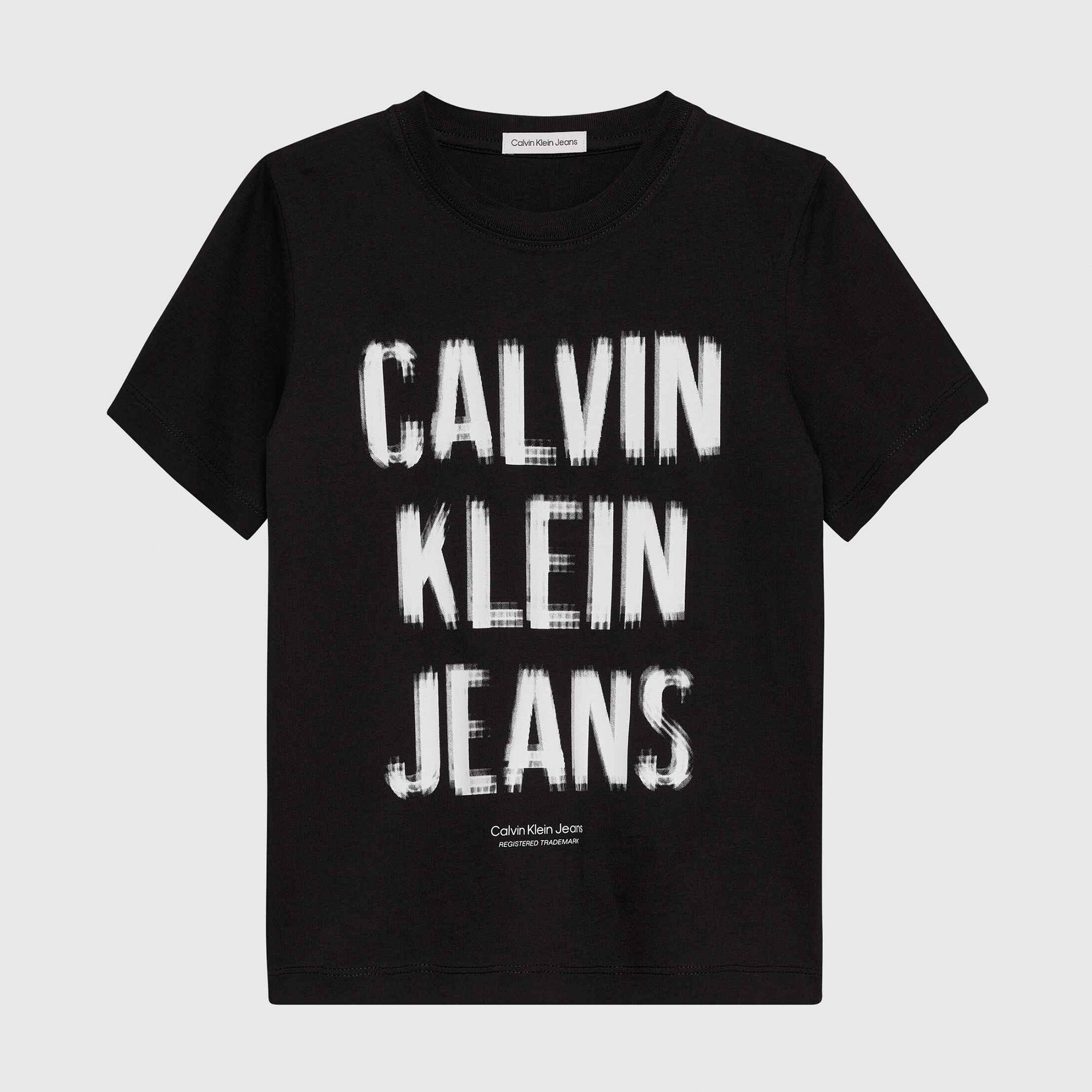 Calvin Klein Jeans Pixel Çocuk Siyah T-Shirt