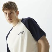 Tommy Hilfiger Monotype Raglan Colorblock Erkek Siyah/Beyaz T-Shirt