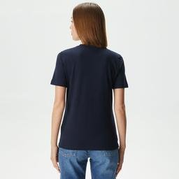 Tommy Hilfiger Reg Kadın Lacivert T-Shirt
