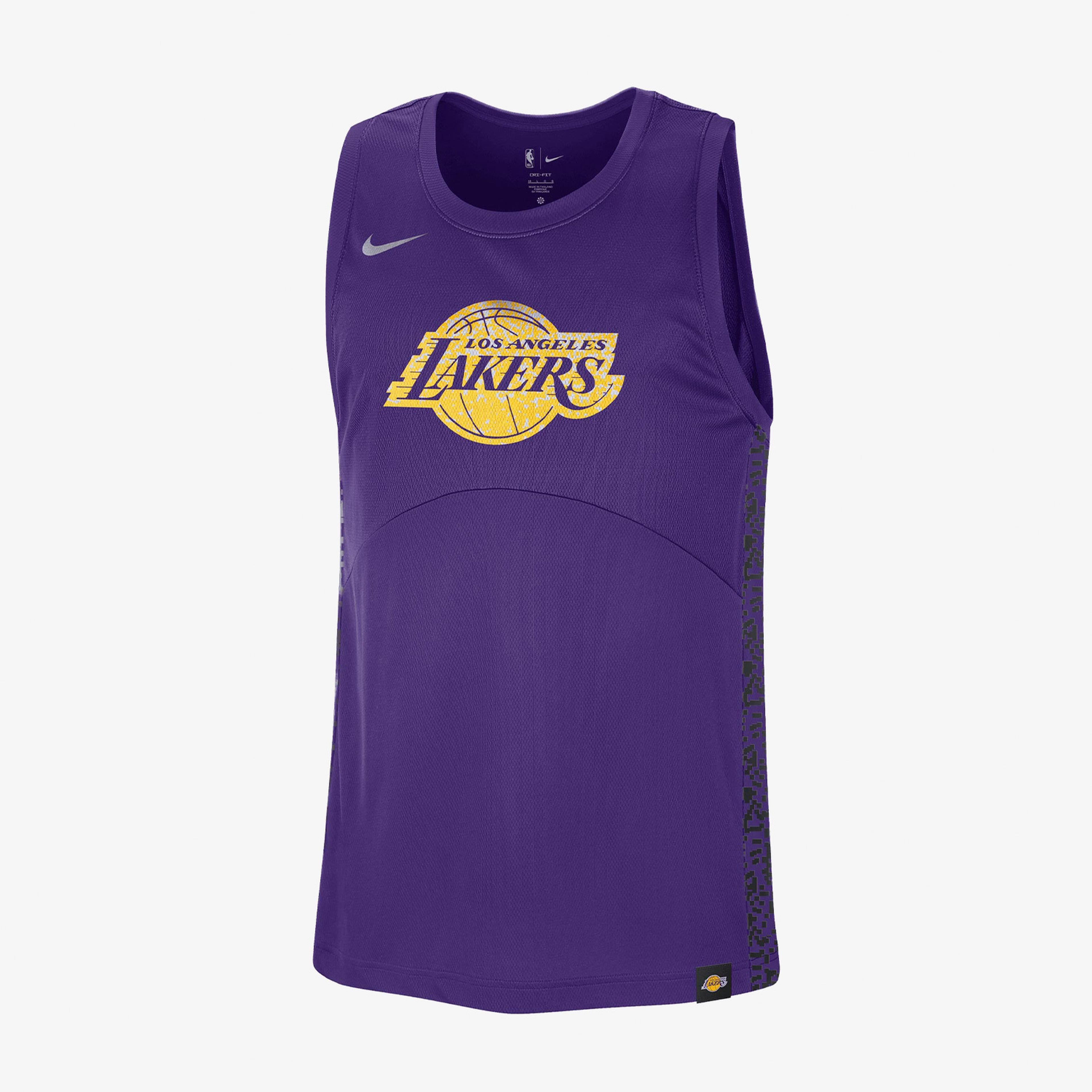 Nike Los Angeles Lakers Starting 5 Dri-FIT NBA Jersey Erkek Mor Atlet