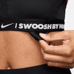 Nike Indy Light-Support Padded V-Neck Sports Kadın Siyah Bra