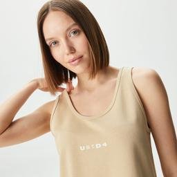 UNITED4 Classic Kadın Bej T-Shirt