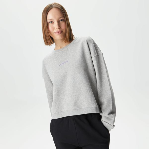 Les Benjamins Core Kadın Gri Sweatshirt