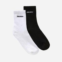 Dickies Classic Unisex Siyah/Beyaz 2'li Çorap