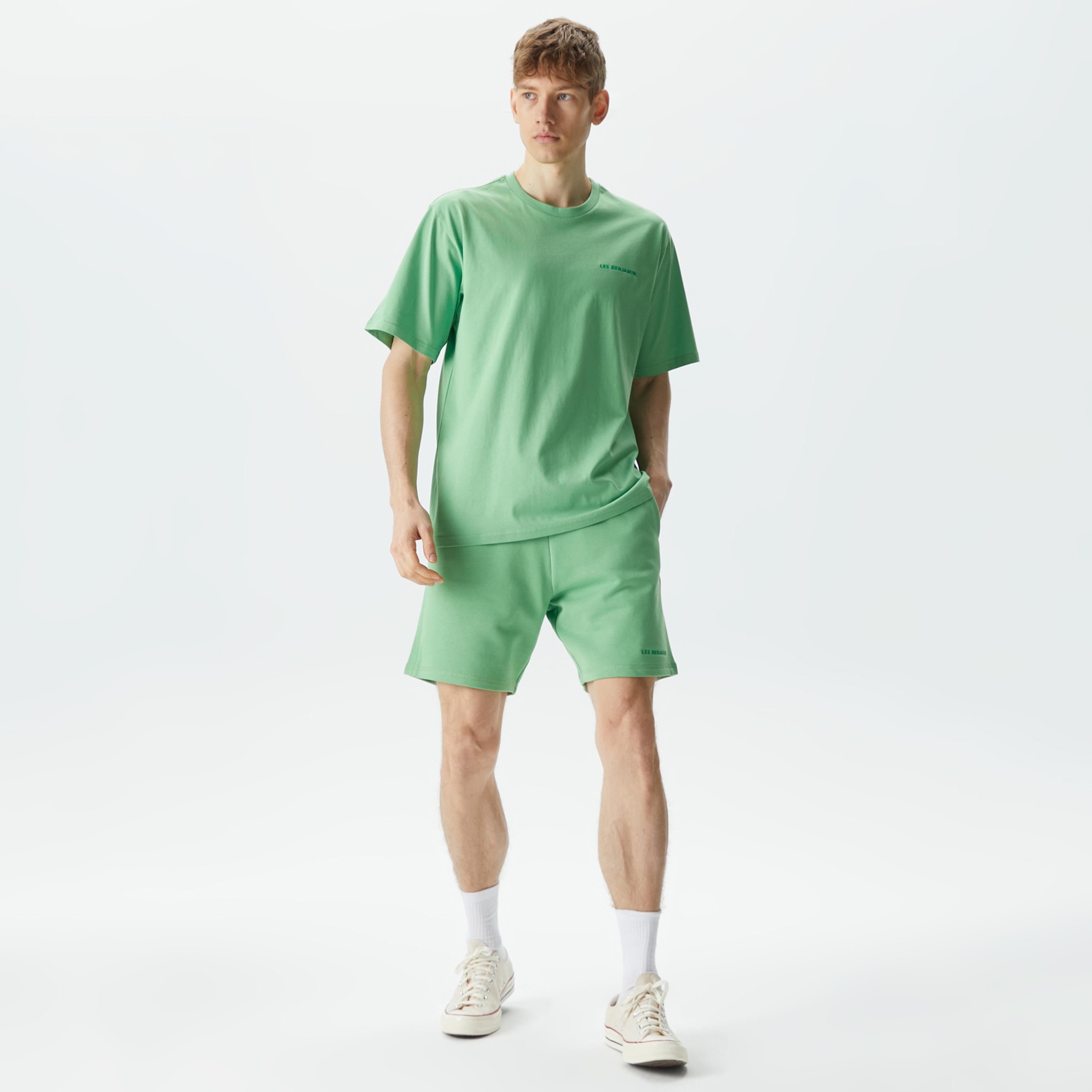 Les Benjamins Essential 305 Erkek Yeşil T-Shirt