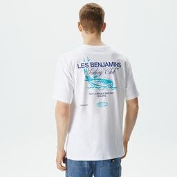 Les Benjamins Kısmet 701 Erkek Beyaz T-Shirt