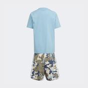 adidas Originals Set Çocuk Mavi T-Shirt Şort Takım