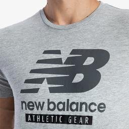 New Balance Lifestyle Erkek Gri T-Shirt