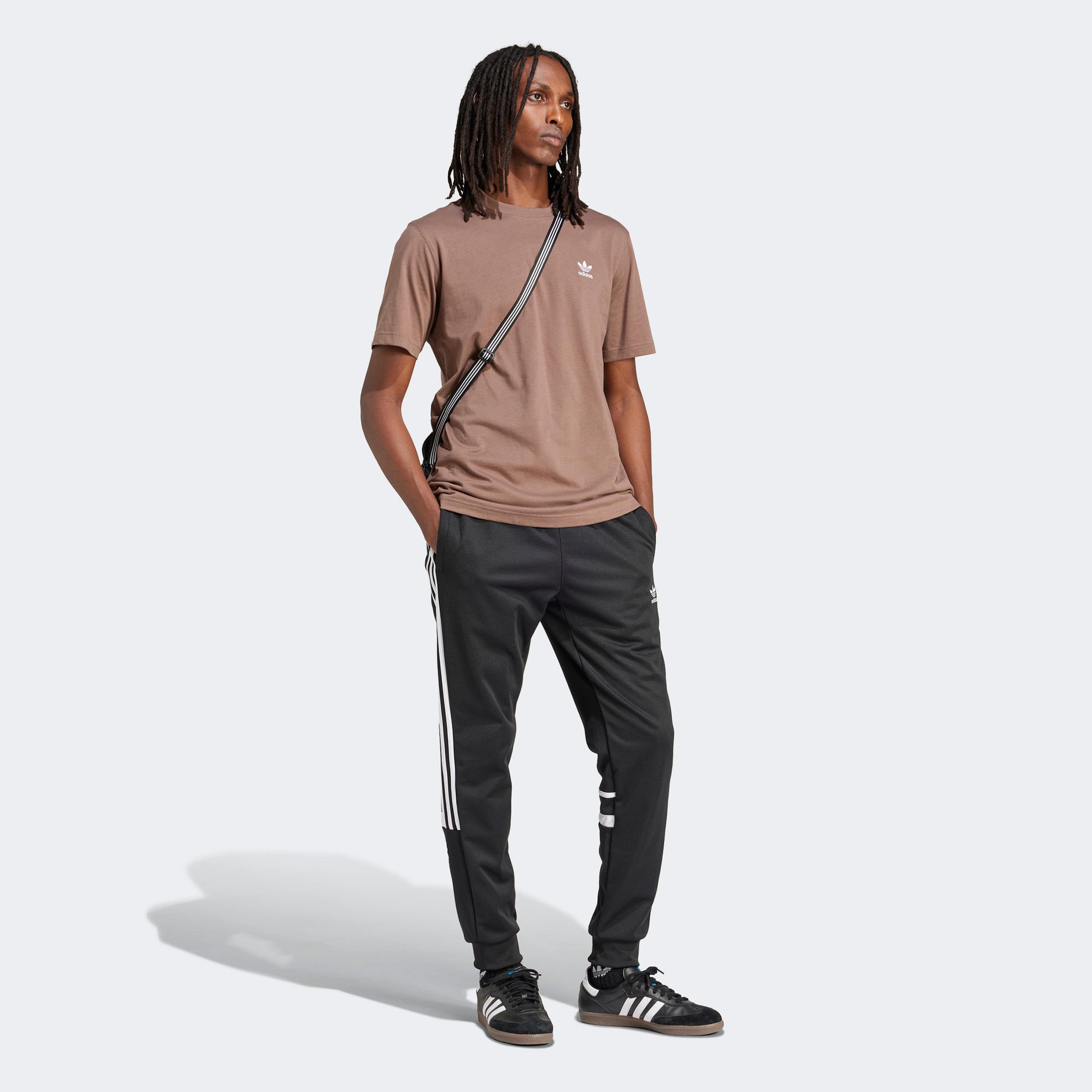 adidas Essential Erkek Kahverengi T-Shirt